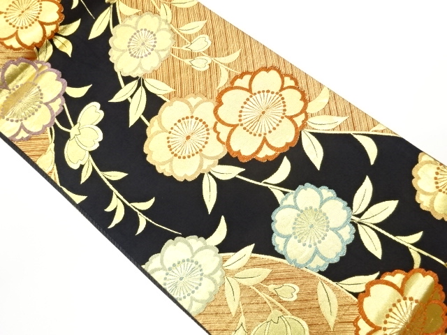 JAPANESE FUKURO OBI / WOVEN WEEPING SAKURA